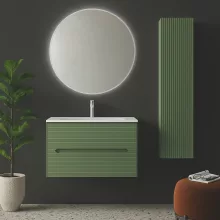   AdattoCasa Rigo 80 fali alsószekrény két fiókkal, Verde Salvia matt zöld 5RIGT03.069