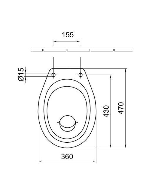 Alföldi Bázis WC csésze 4030 (40300001)