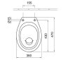 Alföldi Bázis WC csésze 4030 (40300001)