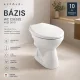 Alföldi Bázis hátsó kifolyású mélyöblítésű WC csésze 4031 00 01