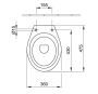 Alföldi Bázis WC csésze Easyplus felülettel 4031 00 R1