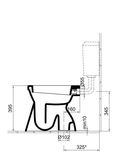 Alföldi Bázis WC csésze 4037 00 01 (40370001)