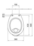 Alföldi Bázis WC csésze 4037 00 01 (40370001)