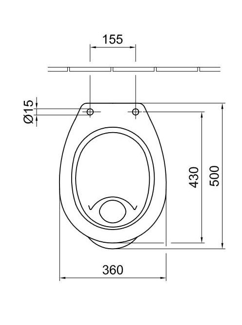 Alföldi Bázis WC csésze 4037 00 01 (40370001)