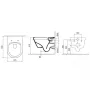 Alföldi Formo fali WC csésze Cleanflush 7060R001
