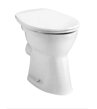 Alföldi Bázis laposöblítésű WC csésze 36,5x47 hátsó kifolyással, CleanFlush technológiával 7095 R0 01