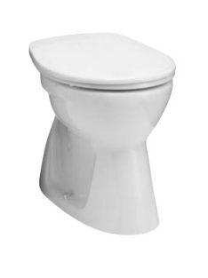   Alföldi Bázis laposöblítésű WC csésze 37x53 alsó kifolyással, CleanFlush technológiával 7096 R1 01