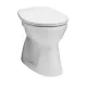 Alföldi Bázis laposöblítésű WC csésze 37x53 alsó kifolyással, CleanFlush technológiával 7096 R1 01