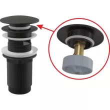 Alca - CLICK/CLACK leeresztő túlfolyóval A392BLACK