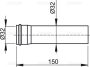 Alcaplast - Hosszabbító elem DN32 A4000