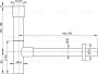 Alcaplast - DESIGN mosdószifon DN32 A402