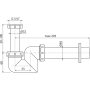 Alcaplast - Bidé és mosdószifon DN40 műanyag A45F-DN40