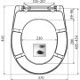 Alcaplast WC ülőke SOFTCLOSE A604 ZEN