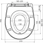 Alca WC ülőke SOFTCLOSE A606