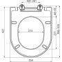 Alcaplast WC ülőke SOFTCLOSE A674S