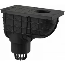  Alca Függőleges univerzális esővíz elvezető 300×155/110 mm AGV1
