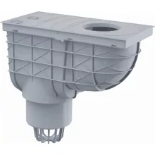   Alca Függőleges univerzális esővíz elvezető 300×155/110 mm AGV1S