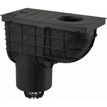   Alca Függőleges univerzális esővíz elvezető 300×155/125 mm AGV2