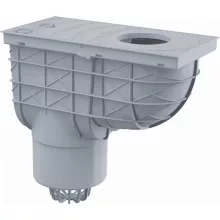   Alca Függőleges univerzális esővíz elvezető 300×155/125 mm AGV2S