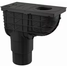   Alca Függőleges univerzális esővíz elvezető 300×155/125/110 mm AGV4