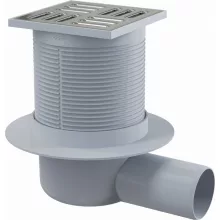 Alca - Padlóösszefolyó 105×105/50 mm APV1