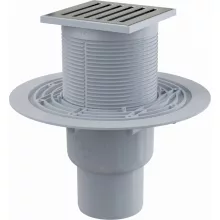 Alca - Padlóösszefolyó 105×105/50/75 mm APV203