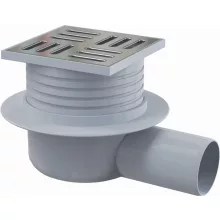 Alca - Padlóösszefolyó 105×105/50 mm APV26