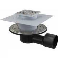 Alca - Padlóösszefolyó 105×105/50/75 mm APV3344