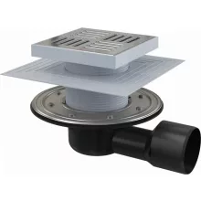 Alca - Padlóösszefolyó 150×150/50/75 mm APV3444