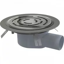   Alca Padlóösszefolyó 105×105/50 mm rozsdamentes ráccsal APV3513