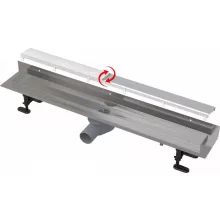   Alca Fit and Go Wall - Zuhanyfolyóka burkolható ráccsal 950mm APZ23DOUBLE9-950