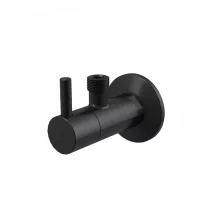   Alca - Sarokszelep szűrővel 1/2×3/8, fekete-matt ARV001-BLACK