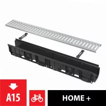   Alca - Kültéri folyóka horganyzott „C“ profilú ráccsal A15 AVZ102-R102