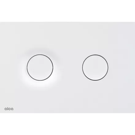 Alca DotDot nyomólap antibakteriális felülettel matt fehér kivitelben
