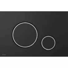 Alca THIN Nyomólap fekete-matt/króm-fényes kivitelben