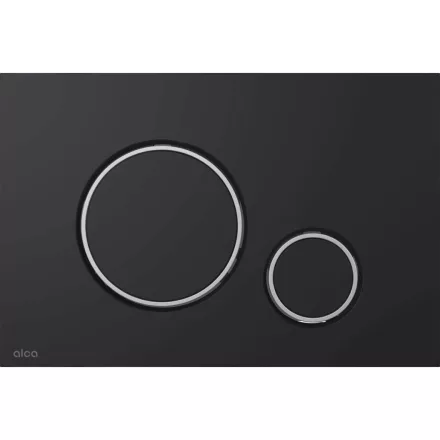 Alca THIN Nyomólap fekete-matt/króm-fényes kivitelben