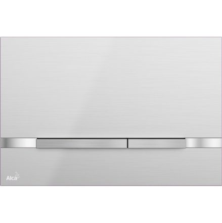 Alcaplast Nyomólap rozsdamentes-félmatt/fényes STRIPE-INOX