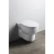 Aqualine Absolut mélyöblítésű fali kerámia WC csésze 35x50 cm Rimless, fehér 10AB02002