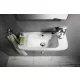 Aqualine Small mosdó 51x22 cm, 10TP70051 (3020)