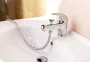 Aqualine Kasiopea mosdócsaptelep zuhanyváltóval króm kivitelben