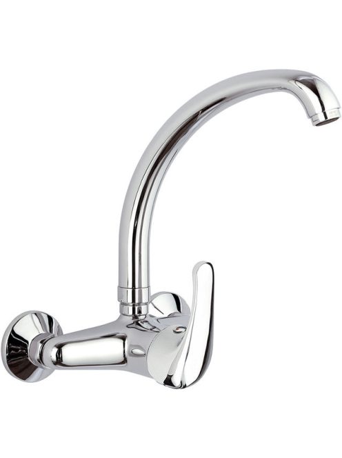 Aqualine Kasiopea fali konyhai csaptelep, egykaros, króm 1107-13