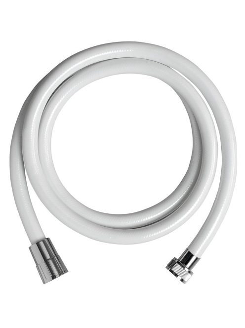 Aqualine NOPEL PVC zuhanycső, 150 cm, fehér, 11078