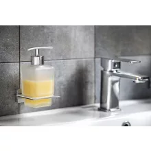 Aqualine Apollo szappanadagoló, tejüveg/króm 1416-19