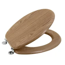 Aqualine WC-ülőke 37x6x43 cm, tölgy 1705-10