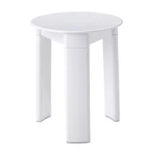 Aqualine Trio PVC fürdőszobai szék 33x4cm, fehér 2072