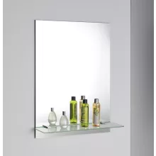   Aqualine fürdőszobai tükör üvegpolccal 50x70 cm 22429-01