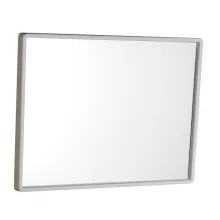 Aqualine Tükör 40x30 cm, fehér, pvc kerettel, 22436