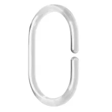   Aqualine PVC függönytartó karika, transzparent/áttetsző 23037