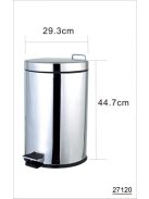 Aqualine KROM LINE Szemetes kosár, 20 liter, 27120