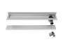 Aqualine Krokus fal melletti zuhanylefolyó szifonnal 86 cm, inox 2715-90